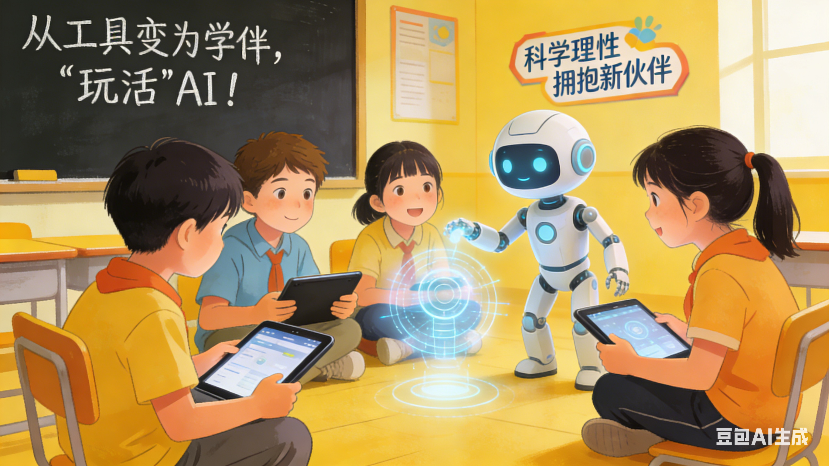 从工具变为学伴，“玩活”AI！杭州学校正在尝试引导孩子们科学理性拥抱新伙伴 