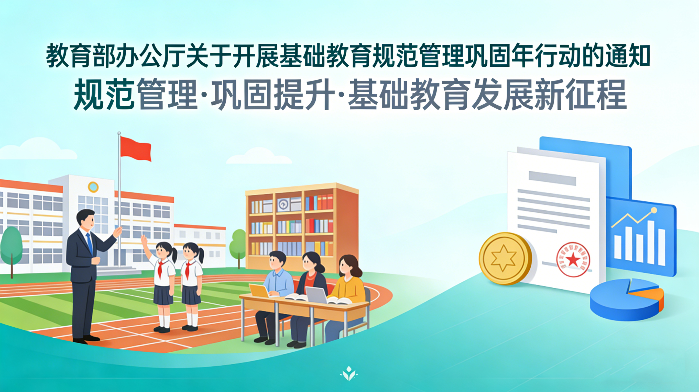 教育部办公厅关于开展基础教育 规范管理巩固年行动的通知