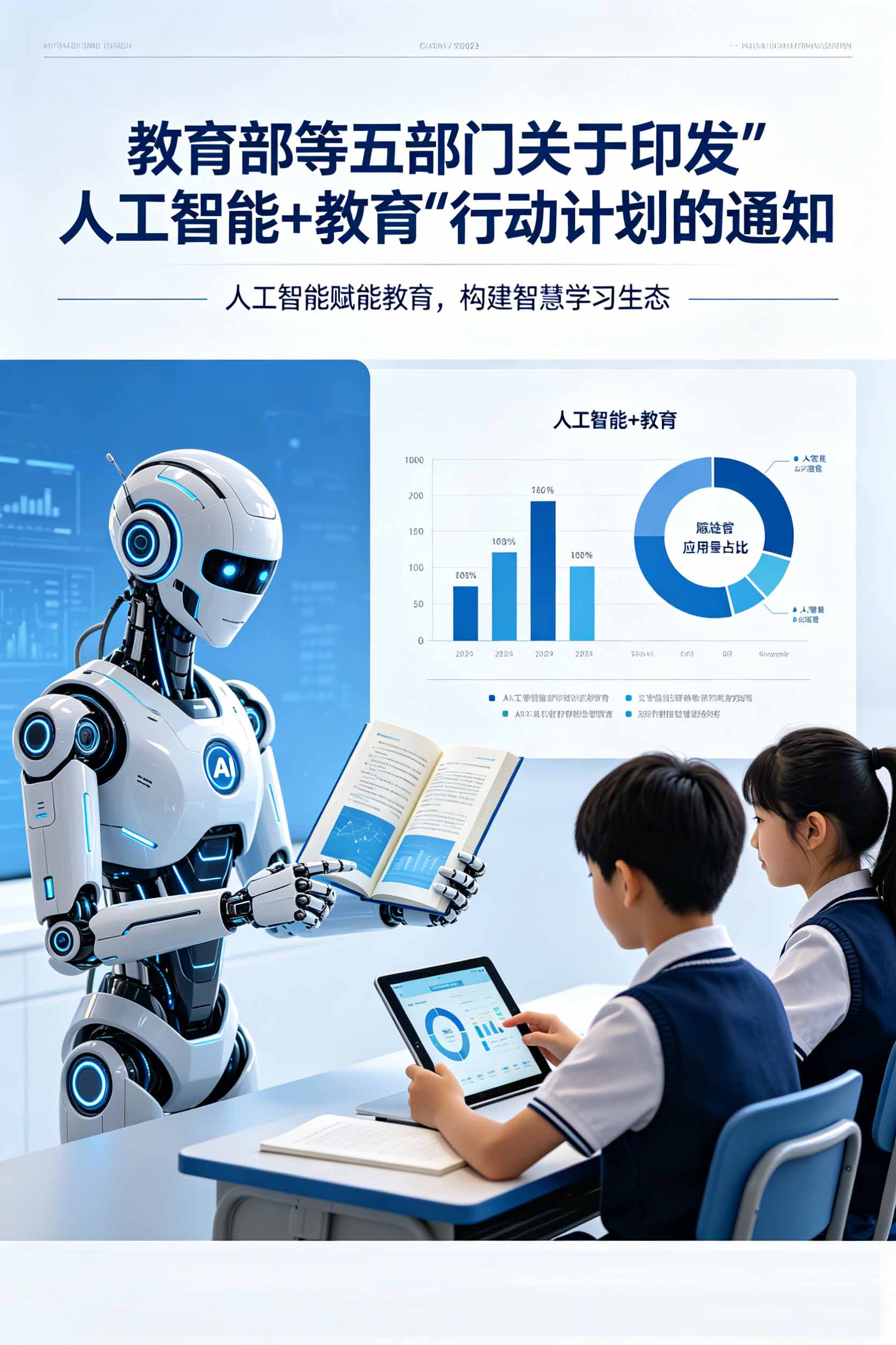 教育部等五部门关于印发 《“人工智能+教育”行动计划》的通知